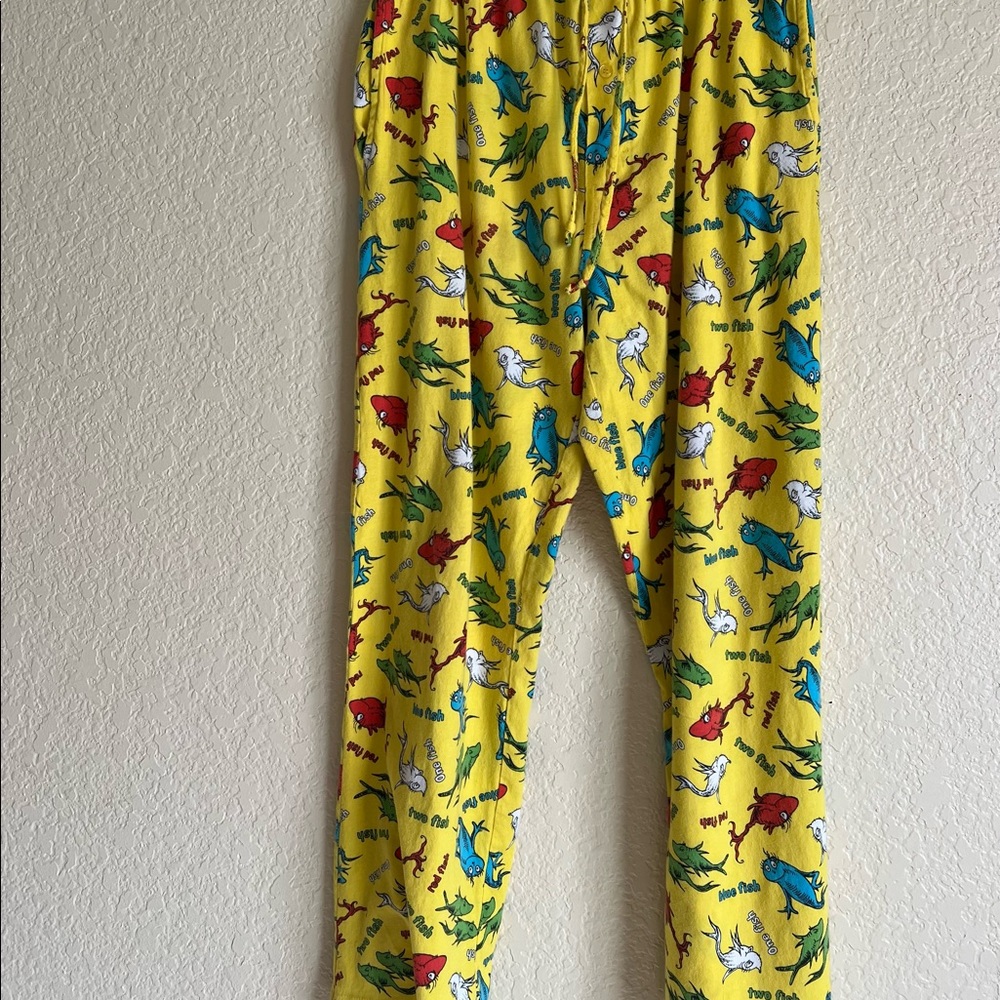 Dr. Seuss pajama pants.